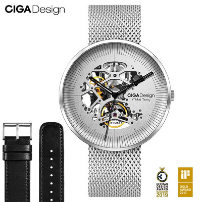 

Xiaomi youpin CIGA Design MY Series Automatic Mechanical Watch Hollowed-out Business Men Wrist Watch Self-wind Wristwatches 3ATM W