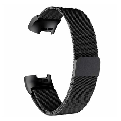

For Fitbit Charge3 Milan Strap With 316L Stainless Steel Milan Ring Replacement Wristband