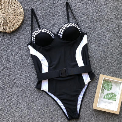 

HOT New Women One Piece Bathing Monokini Push Up Padded Bikini Swimsuit Swimwear CA