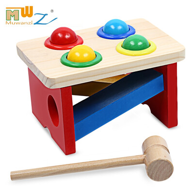 

Wooden Ball Knock Hammer Game Intelligence Toy
