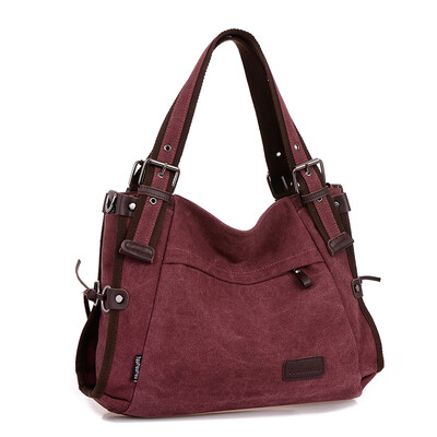 

Canvas bag ladies single shoulder fashion trend 100 recreational retro bag handbag inclined large fashion bag