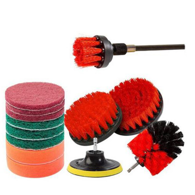 

14pcs Set Drill Accessories Brush Kits M10 Threaded Connecting Rod 100mm Durable