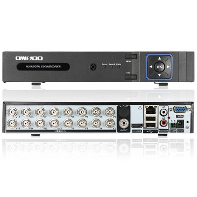 

OWSOO XVR 16CH Channel 1080P Hybrid NVR AHD TVI CVI DVR 5-in-1 PTZ Network DVR CCTV Security P2P Support for AndroidIOS APP Cont