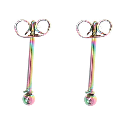 

Fashion Titanium Steel Stainless Small Steel Ball Ball Fine Needle Hypoallergenic Unisex Ear Jewelry