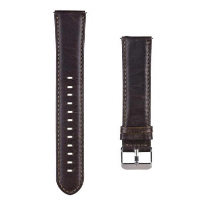 

Quick Release 22mm Leather Watchband Bracelet Wrist Strap for Ticwatch