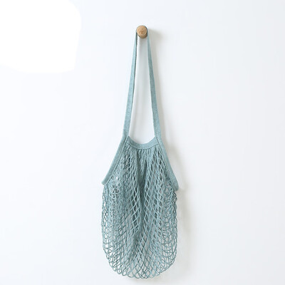 

Gobestart Reusable Fruit String Grocery Shopper Cotton Tote Mesh Woven Net Shoulder Bag