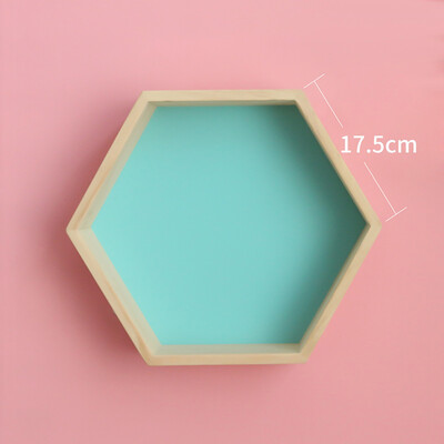 

Creative Modern Shelf Home Decor Children Room Hexagon Wall-mounted Home&Living