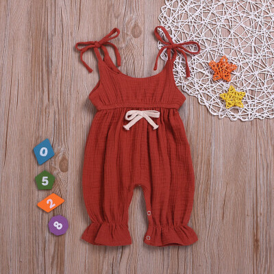 

Summer Baby Boys Girls Summer Solid Romper Bodysuit Jumpsuit Outfits Sunsuit