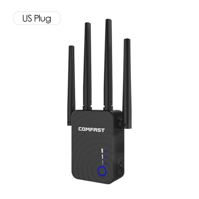 

COMFAST WiFi Range Extender 1200Mbps WiFi Repeater Wireless Signal Booster 24 & 5GHz Dual Band WiFi Extender