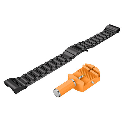 

〖Follure〗Stainless Steel Replacement Metal Wristband Watch Band For Fitbit Charge 2 BK