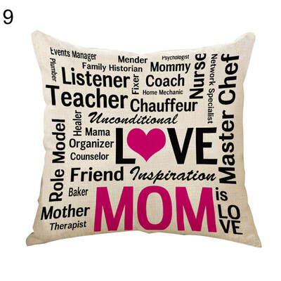 

Love Dream Hug Peace Pillow Cover Cushion Case Home Car Sofa Bedroom Hotel Decor