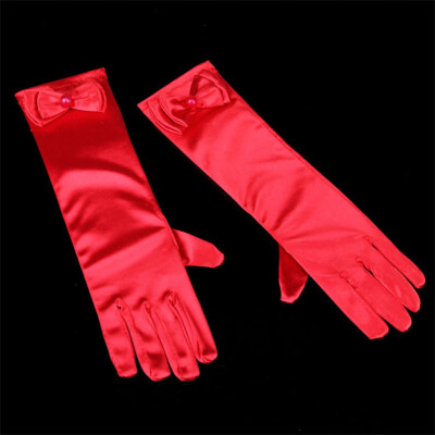 

1 Pair Girls Kids Fancy Gloves Cosplay Princess Queen Gloves Xmas Gift Party