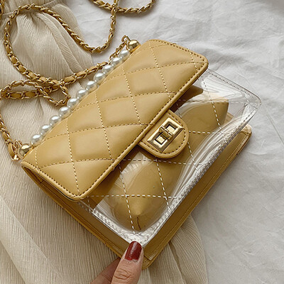 

North bag summer western style female 2019 new tide Korean version of Joker Messenger bag Lingge chain bag texture shoulder bag