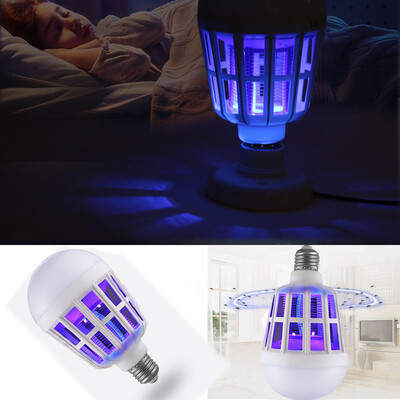 

Gobestart New LED Anti-Mosquito Bulb 15W 1000LM 6500K Electronic Insect Fly Lure Kill Bulb