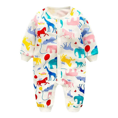 

Baby Clothes Long Sleeve Infant Floral Cartoon Casual Romper Newborn Boys Girls Clothing Jumpsuit Infant Clothing Pajamas Stripe