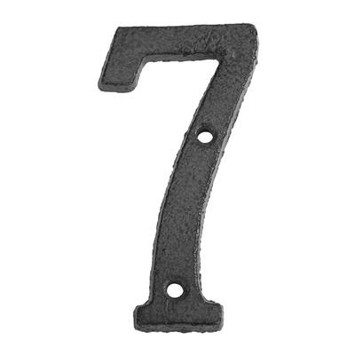 

Metal Digital Numbers Cast Iron House Sign Doorplate DIY Cafe Wall Decor