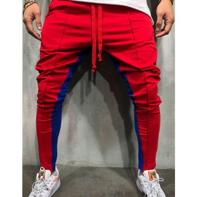 

Mens Gym Slim Fit Trousers Tracksuit Bottoms Skinny Joggers Sweat Track Pants