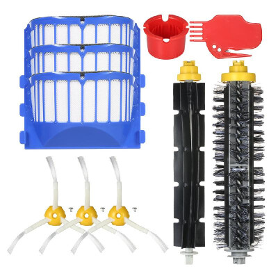 

Pack of 10 Replacement Accessories Kit for iRobot Roomba 600 Series 690 691 694 650 651 664 615 601 630 Vacuum Cleaner-- Bristle B