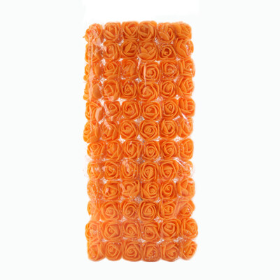

72Pcs Colorfast Foam Roses Artificial Flower Head Wedding Bride Party Home Decor