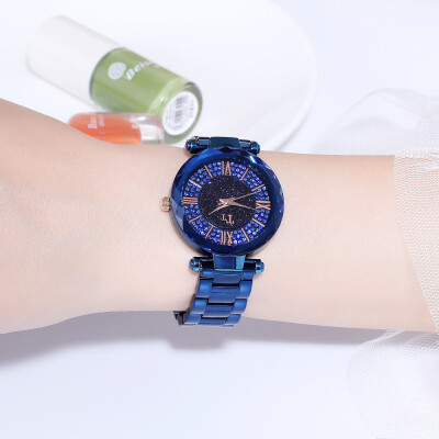 

Trend couples on the table simple Roman scale casual belt men&women waterproof quartz watch