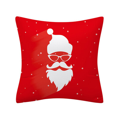 

〖Follure〗Christmas Pillow Case Glitter Polyester Sofa Throw Cushion Cover Home Decor