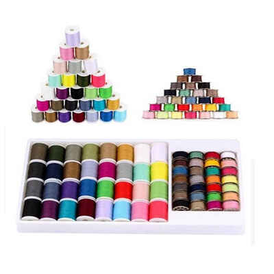 

60Pcs Sewing Thread Spools Sewing Machine Mixed Colors Needwork Stitching Tool Repair Sewing Assorted Kit