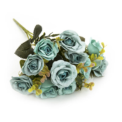 

Craft Simulation Bouquet Fake Rose Flower Office Home Decor Artificial Rose