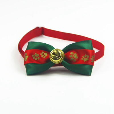 

Festive Pet Cat Dog Neck Collar Rope Christmas Ribbon Bow Pet Collar Unique