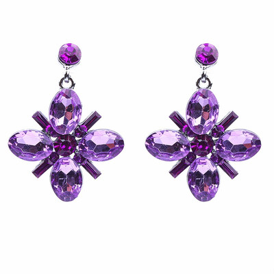 

New Womens Fashion Crystal Stud Earring 2019 Brand Sweet Christmas Party Rhinestone Ear Stud for Women Girl Brincos Bijoux