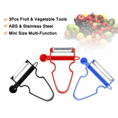 

3 Pieces Set Multi-Functional Kitchenware Fruit Peeler Kitchen Practical Portable Vegetable Peeler