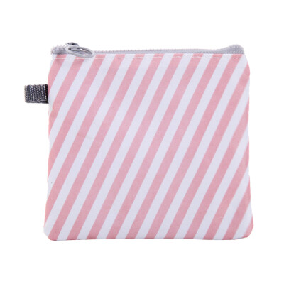 

Toponeto Girls Portable Zipper Sanitary Napkin Bag Waterproof Storage Bag Coin Purse