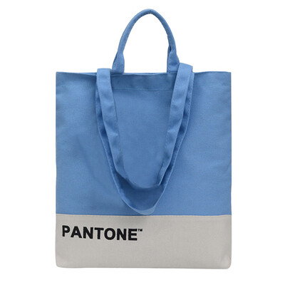 

Women Contrast Color Canvas Bag Fashion Student Tote Letter Printing Shoulder Bags High Capacity Shopping Travel Handbag YJ