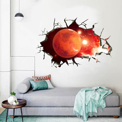 

Mars Pattern Removable Waterproof PVC Wall Sticker for Home Decoration