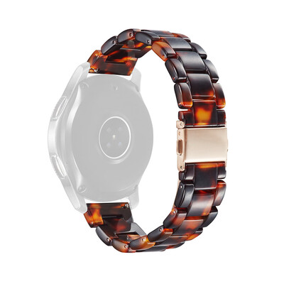 

〖Follure〗Luxury Crystal Resin Agate Beads Watch Band Strap For Samsung Galaxy watch 46mm
