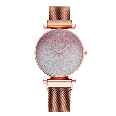 

Women Watches Simple Stlye Dial Ladies Casual Quartz Wristwatch Magnetic Buckle Strap Clock Dress Gift Zegarki Damskie