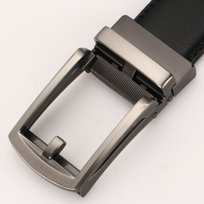 

European mens belt explosion leather belt automatic buckle leather business casual belt