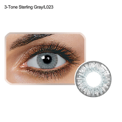 

1Pair 145mm DIA Unisex Fashion Blue Green Honey Brown Gray Colour Contact Lens