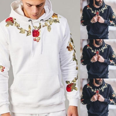 

Men Winter New Casual Hoodie Warm Pullover Fleece Sweatshirt Hooded Coat Sweater Top