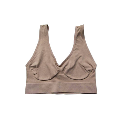 

Women Bra Black Skin Plus Size Unlined Seamless Bra Sexy Push Up Lady Underwear Free Bra