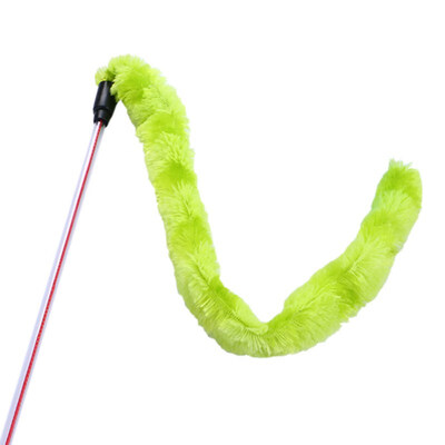 

Cat Durable Long Colorful Plush Strip With Bell The Plush Strip Is Soft Interactive Pet Toys Teaser Wand Toy