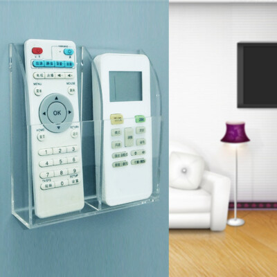 

Acrylic Air Conditioner Remote Control Holder Case Storage Box Wall Mount Remote Control Box Remote Control Holder