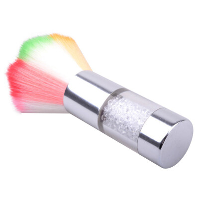 

Colorful Nail Art Dust Remover Brush Cleaner Brushes Acrylic UV Nail Gel Powder Rhinestones Makeup Foundation Tool