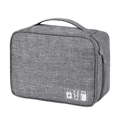 

Waterproof Travel Data Cable Storage Bags Daily Gadget Charger Zipper Packs