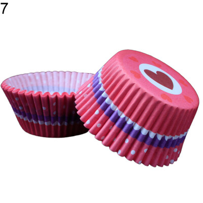 

100Pcs Lovely Cupcake Cake Liner Baking Cup Muffin Dessert Holder Kitchen Decor