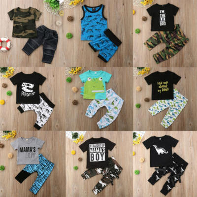 

Infant Kids Boys Boy Clothes Clothing Outfits Sets Summer Suits T-shirt Pants