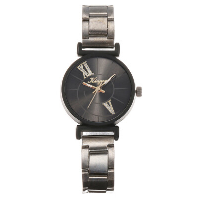 

RM Women Alloy Steel Belt Casual Watch Geneva Simple Steel Belt Watch