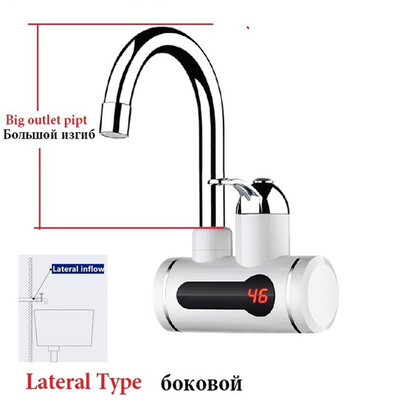

TOMNEW 3000W Instant Water Heater LCD Temperature Display Tankless Electric Water Heater Tap Instant Hot Water Faucet in Kitchen