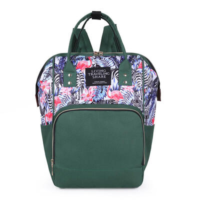 

Printing Mommy Travel Backpacks Big Maternity Nappy Diaper Top-handle Bags