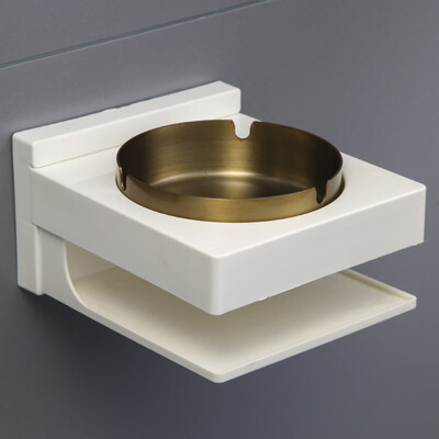 

Gobestart Ash bin wall mounted ashtray outside pub garden office smoking box tray cigaret