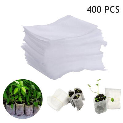 

Gobestart 500Pcs Nursery Pots Seed-Raising Bags Non-woven Fabrics Garden Supply 8x10cm